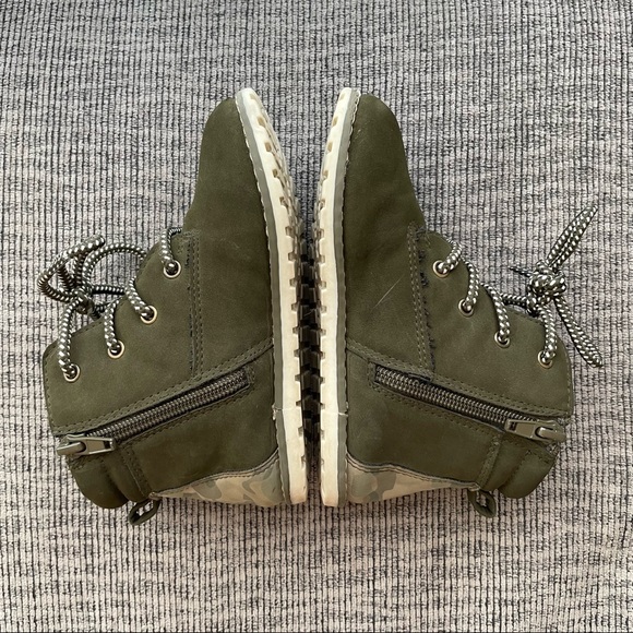 London Fog Green Camoflauge Boots Baby/Toddler Size 9 - Picture 6 of 8